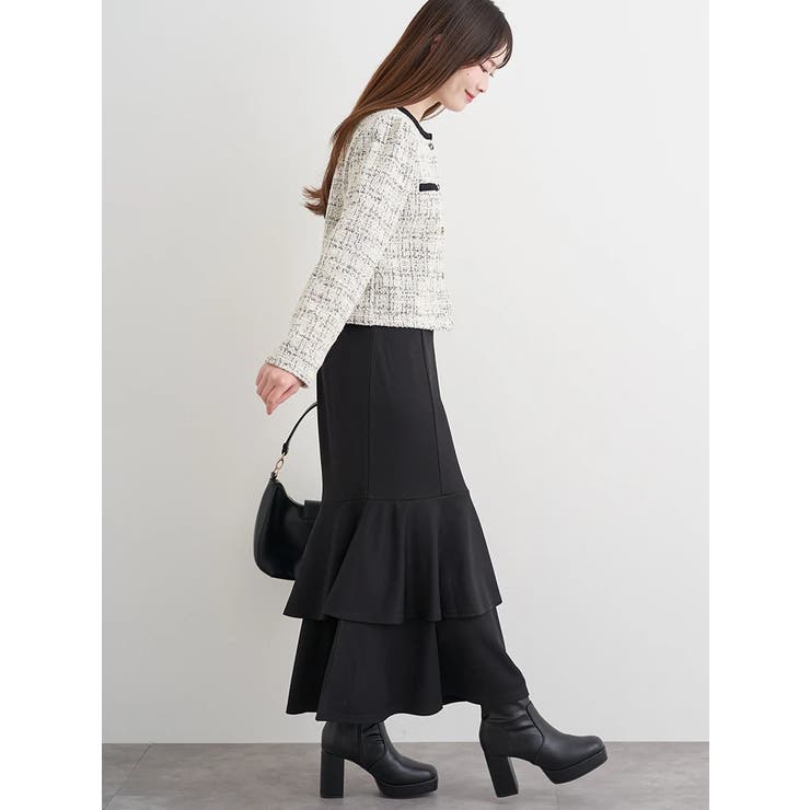 ベルト付きカットツイルマーメイドスカート | LUDIC PARK | 詳細画像17 