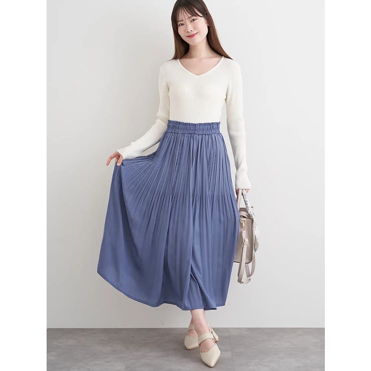 サテンギャザーロングスカート | LUDIC PARK | 詳細画像7 