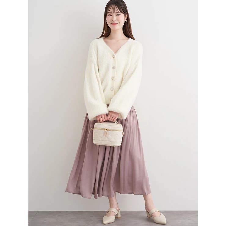 サテンギャザーロングスカート | LUDIC PARK | 詳細画像11 