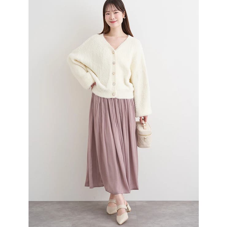 サテンギャザーロングスカート | LUDIC PARK | 詳細画像13 