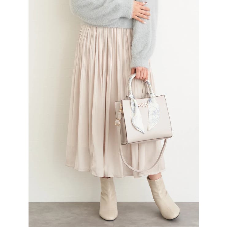 サテンギャザーロングスカート | LUDIC PARK | 詳細画像19 