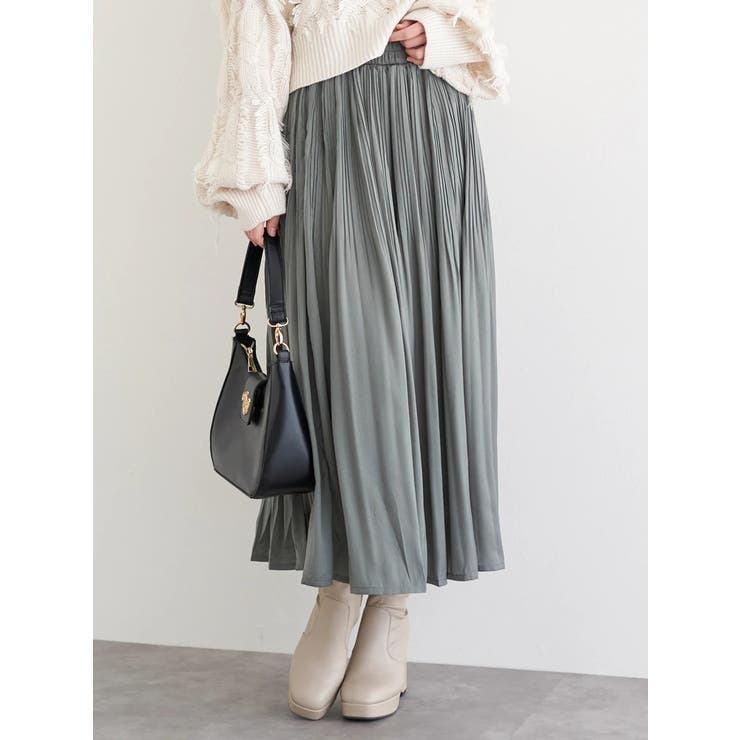 サテンギャザーロングスカート | LUDIC PARK | 詳細画像27 