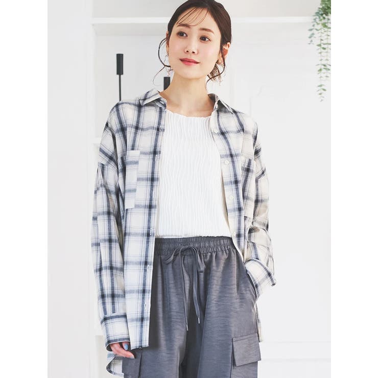 ルーズシルエットチェック柄シャツ | LUDIC PARK | 詳細画像1 