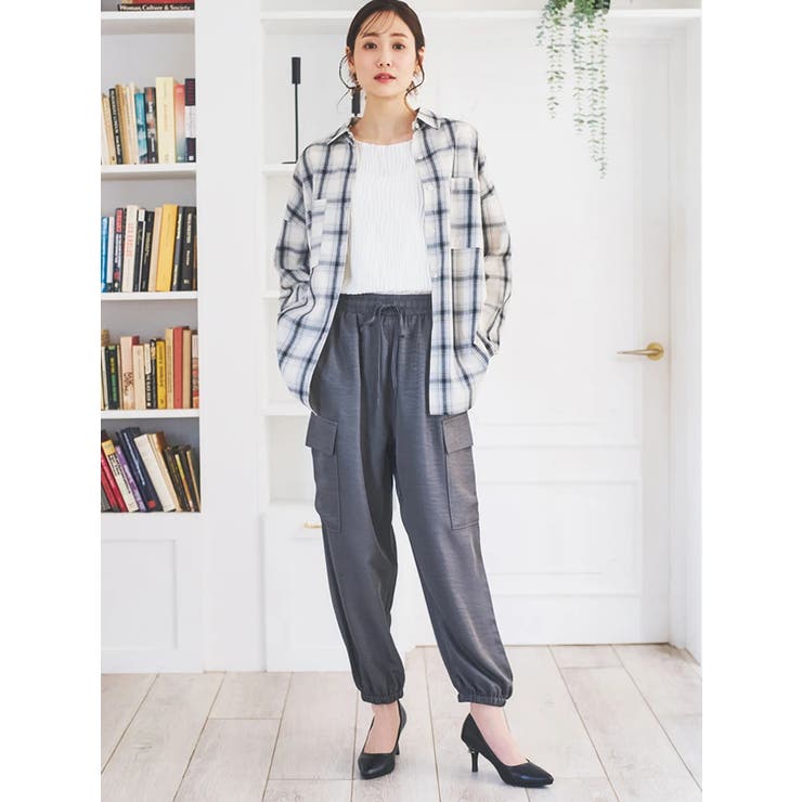 ルーズシルエットチェック柄シャツ | LUDIC PARK | 詳細画像7 