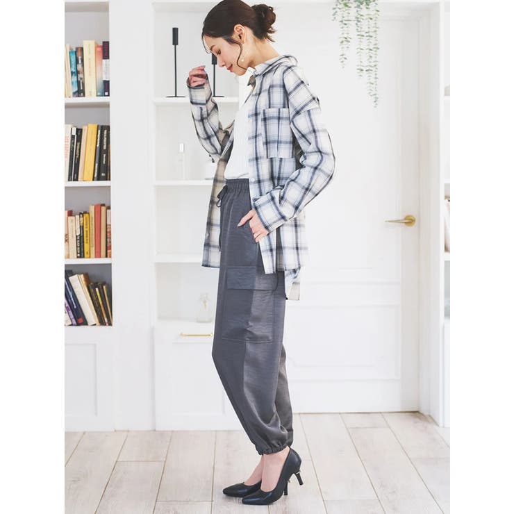 ルーズシルエットチェック柄シャツ | LUDIC PARK | 詳細画像10 