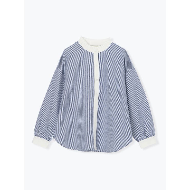 襟タックフリルシャツ | LUDIC PARK | 詳細画像1 