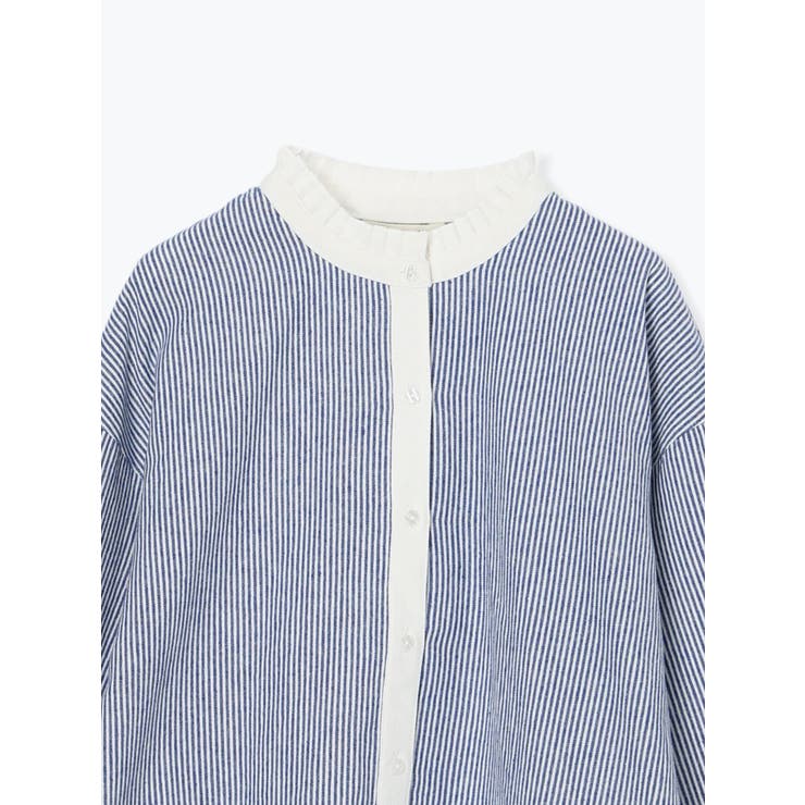 襟タックフリルシャツ | LUDIC PARK | 詳細画像3 