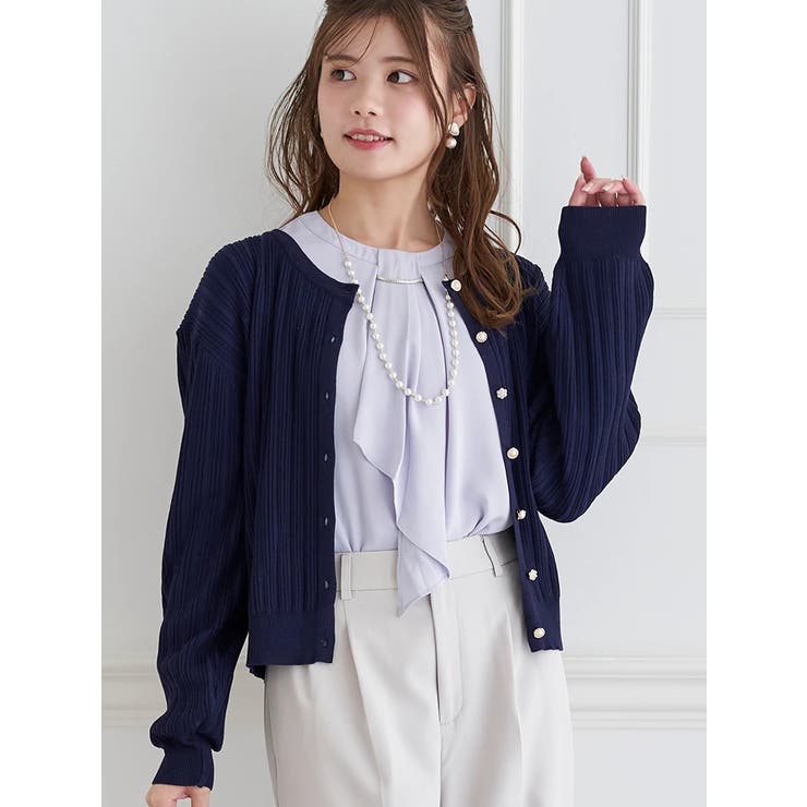 パールボタンニットカーディガン | LUDIC PARK | 詳細画像2 