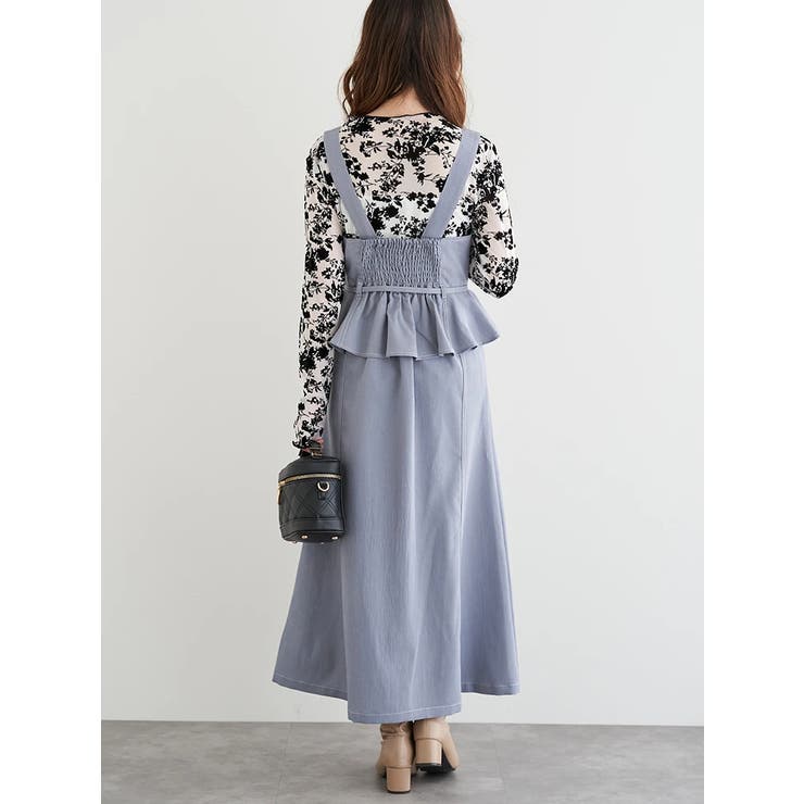 ペプラムドッキングジャンパースカート | LUDIC PARK | 詳細画像4 