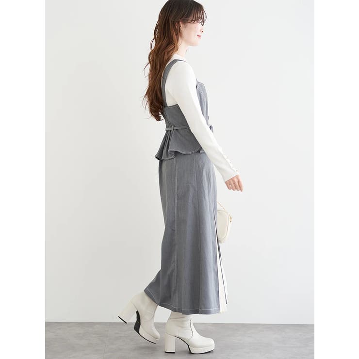 ペプラムドッキングジャンパースカート | LUDIC PARK | 詳細画像7 