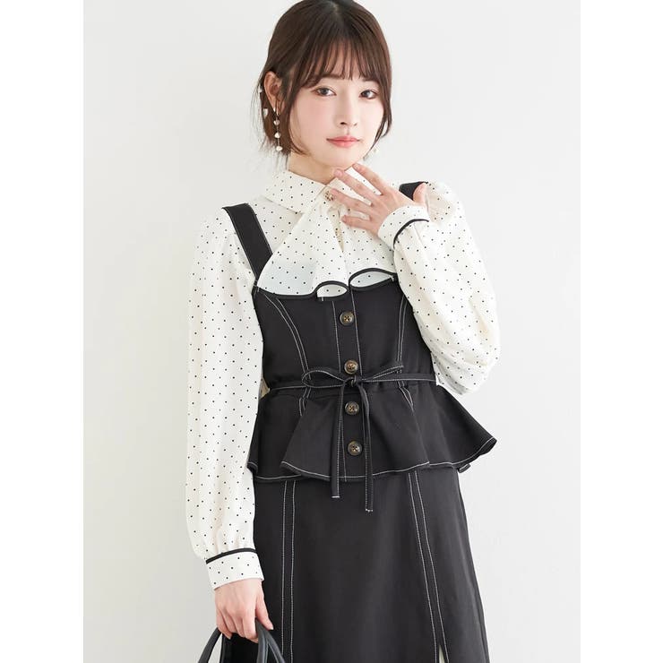 ペプラムドッキングジャンパースカート | LUDIC PARK | 詳細画像14 