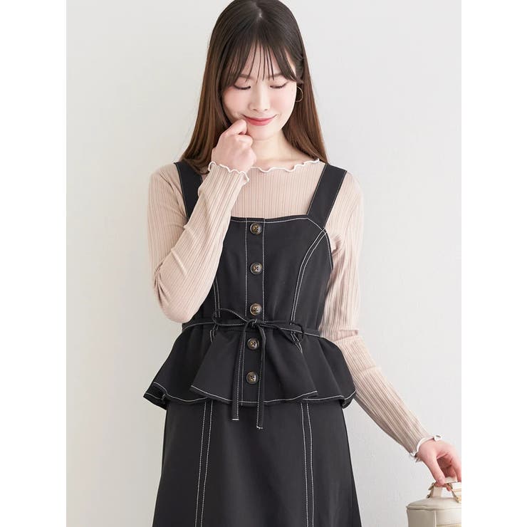 ペプラムドッキングジャンパースカート | LUDIC PARK | 詳細画像18 