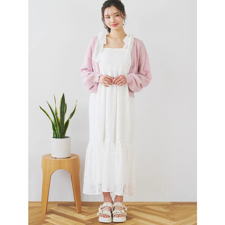 フリルオーガンジー厚底サンダル | LUDIC PARK | 詳細画像7 