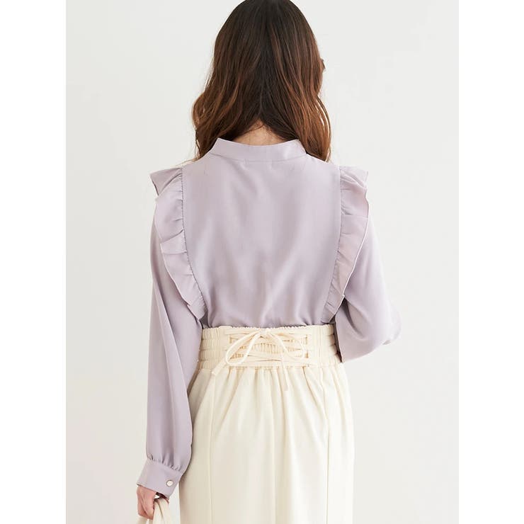 フロントピンタックフリルブラウス | LUDIC PARK | 詳細画像4 