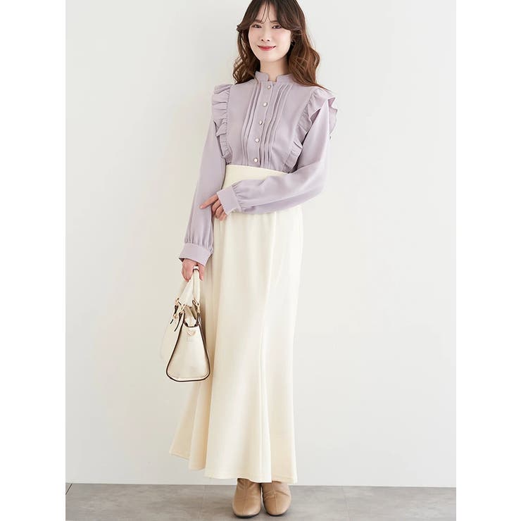 フロントピンタックフリルブラウス | LUDIC PARK | 詳細画像5 