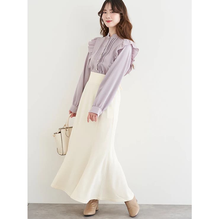 フロントピンタックフリルブラウス | LUDIC PARK | 詳細画像7 