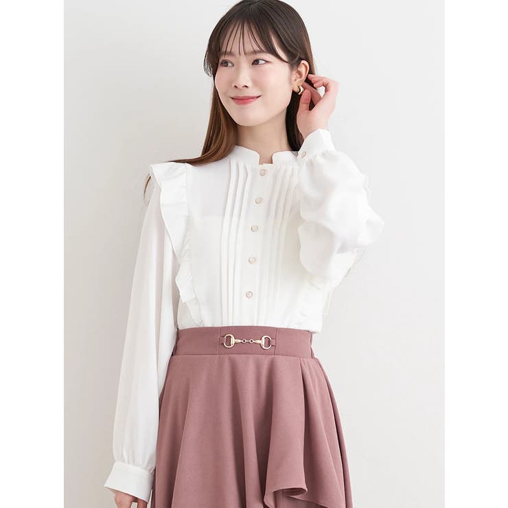 フロントピンタックフリルブラウス | LUDIC PARK | 詳細画像11 