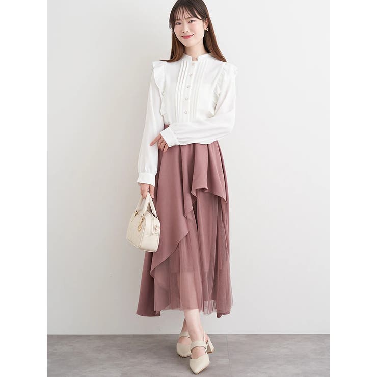 フロントピンタックフリルブラウス | LUDIC PARK | 詳細画像13 