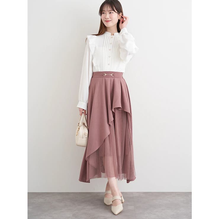 フロントピンタックフリルブラウス | LUDIC PARK | 詳細画像14 