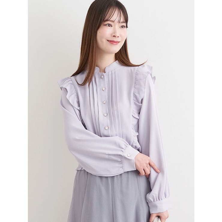 フロントピンタックフリルブラウス | LUDIC PARK | 詳細画像15 