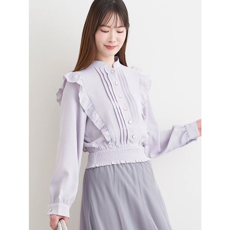 フロントピンタックフリルブラウス | LUDIC PARK | 詳細画像16 