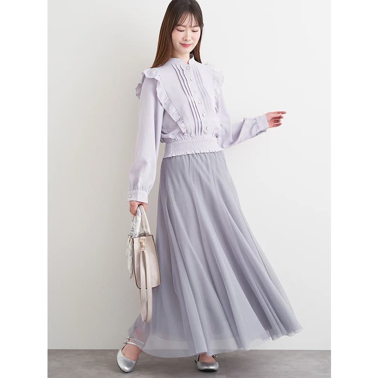 フロントピンタックフリルブラウス | LUDIC PARK | 詳細画像19 