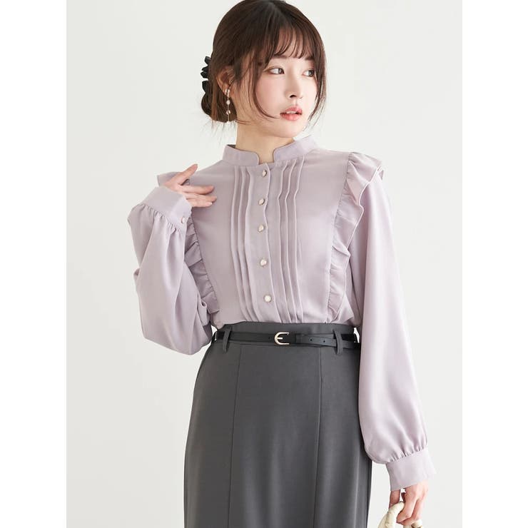 フロントピンタックフリルブラウス | LUDIC PARK | 詳細画像20 