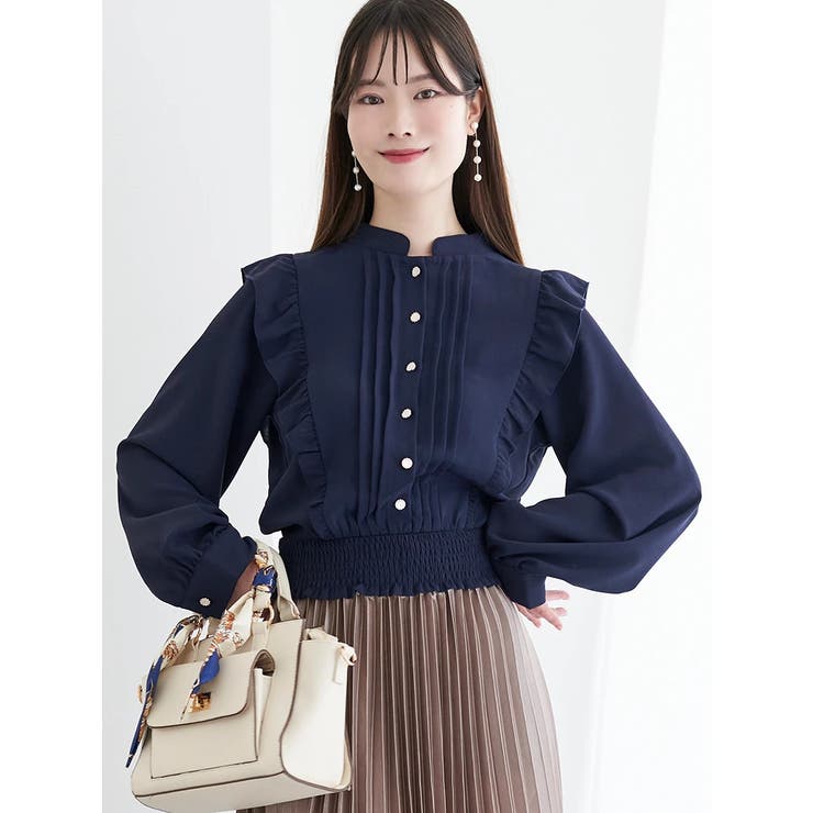 フロントピンタックフリルブラウス | LUDIC PARK | 詳細画像26 