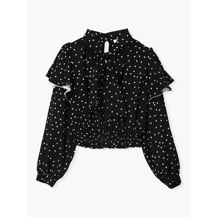 ドットボウタイフリルブラウス | LUDIC PARK | 詳細画像21 