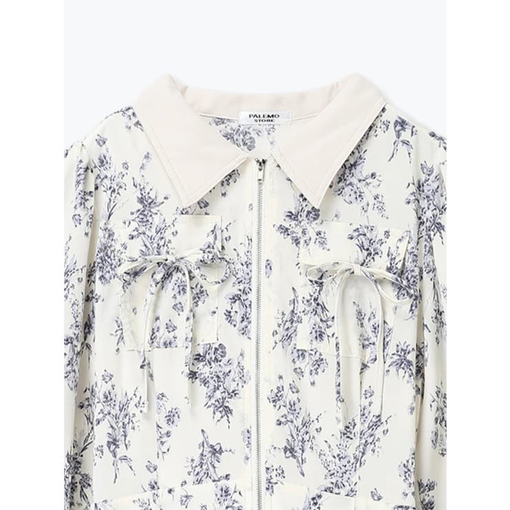 フロントリボン花柄ワンピース | LUDIC PARK | 詳細画像10 