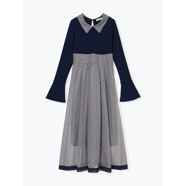 リブ切り替えドットワンピース | LUDIC PARK | 詳細画像18 