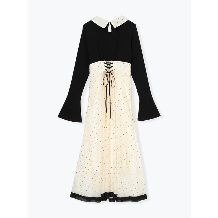 リブ切り替えドットワンピース | LUDIC PARK | 詳細画像20 