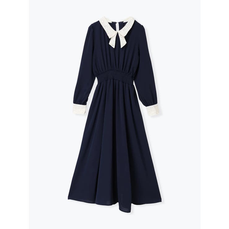 襟レースシャーリングワンピース | LUDIC PARK | 詳細画像9 