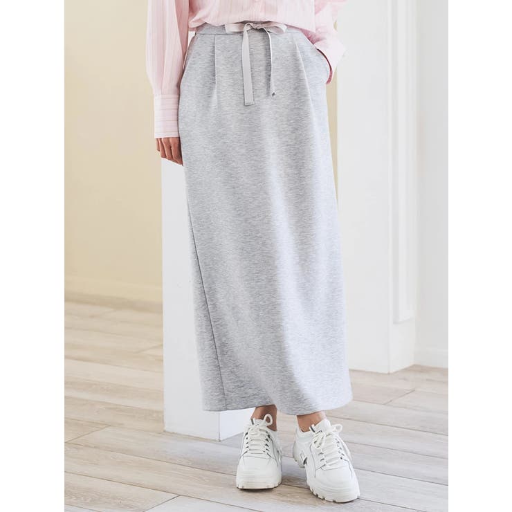 スフレタッチダンボール ナローロングスカート | LUDIC PARK | 詳細画像2 