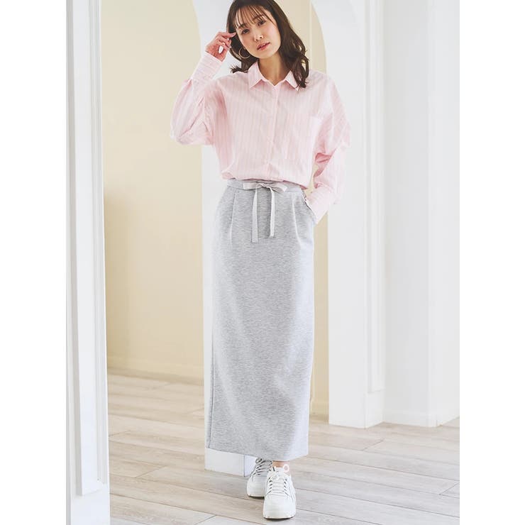 スフレタッチダンボール ナローロングスカート | LUDIC PARK | 詳細画像6 