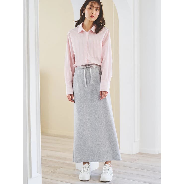 スフレタッチダンボール ナローロングスカート | LUDIC PARK | 詳細画像7 