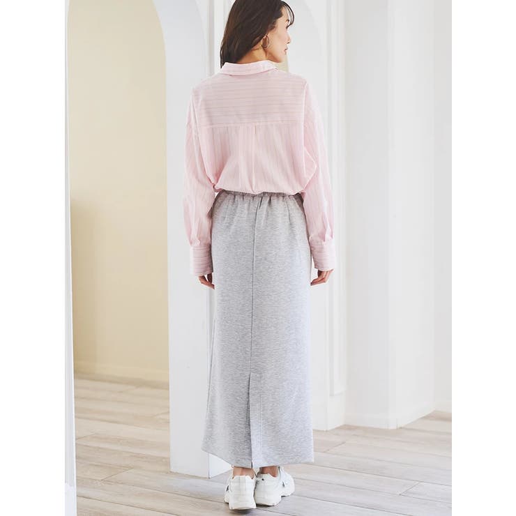 スフレタッチダンボール ナローロングスカート | LUDIC PARK | 詳細画像9 