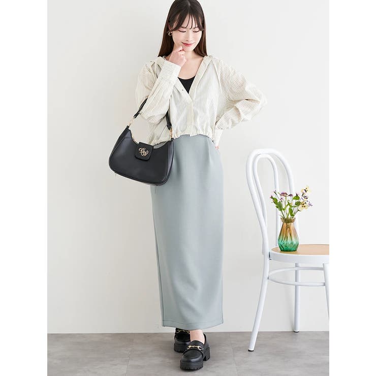 スフレタッチダンボール ナローロングスカート | LUDIC PARK | 詳細画像17 