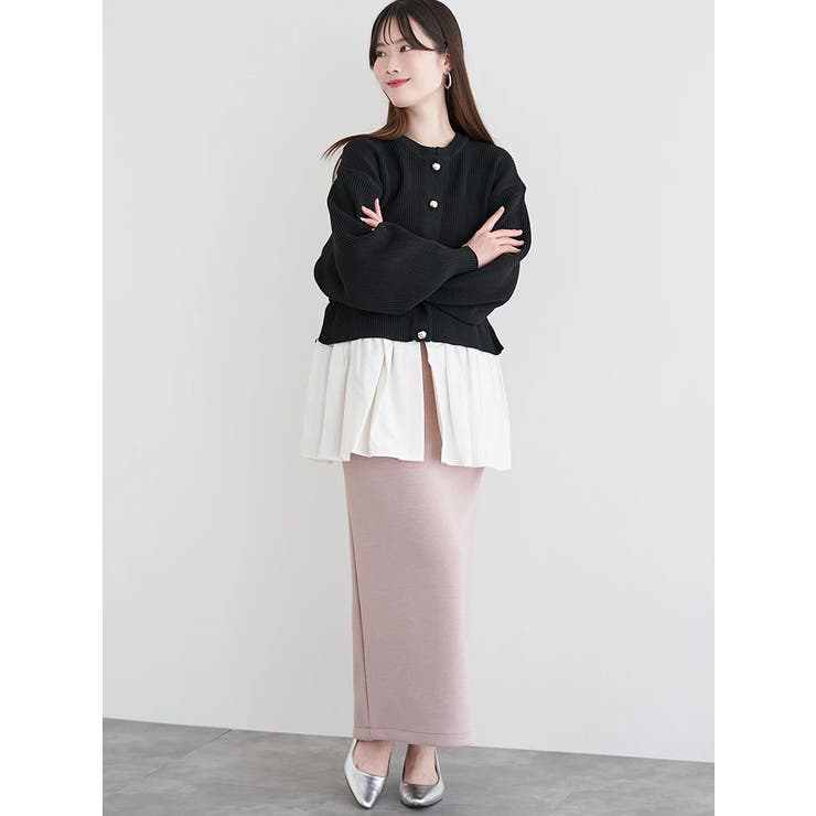 スフレタッチダンボール ナローロングスカート | LUDIC PARK | 詳細画像30 