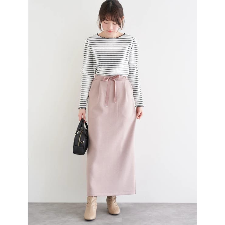 スフレタッチダンボール ナローロングスカート | LUDIC PARK | 詳細画像35 