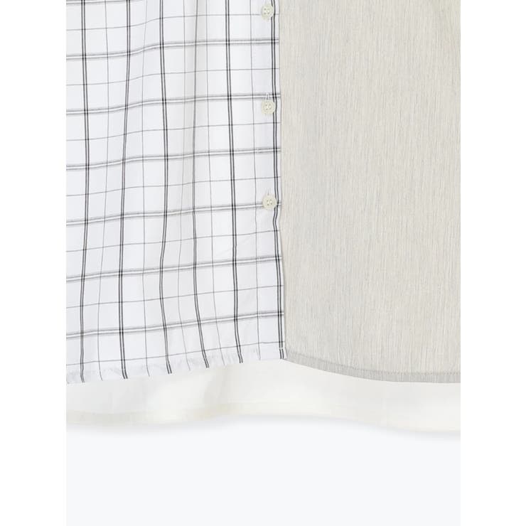 パッチワーク風シャツ | LUDIC PARK | 詳細画像5 