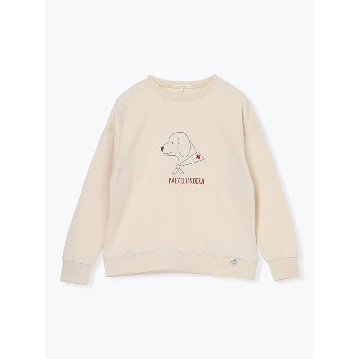 クリーム | フロント刺しゅうプルオーバー | LUDIC PARK