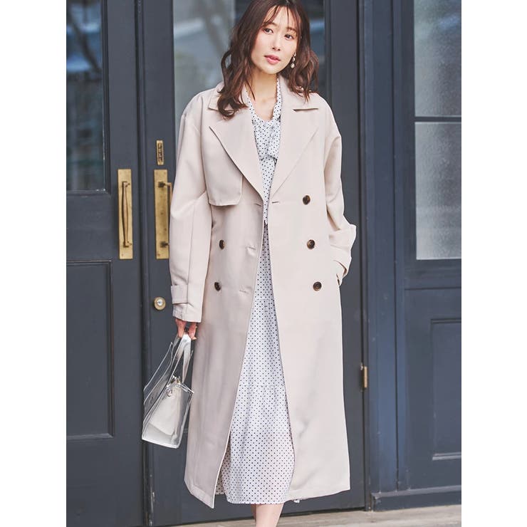 アイボリー | ツイルトレンチコート | LUDIC PARK