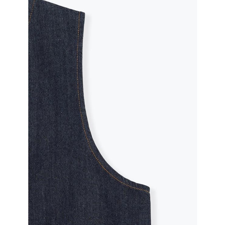 フロントダブルボタンデニムベスト | LUDIC PARK | 詳細画像4 