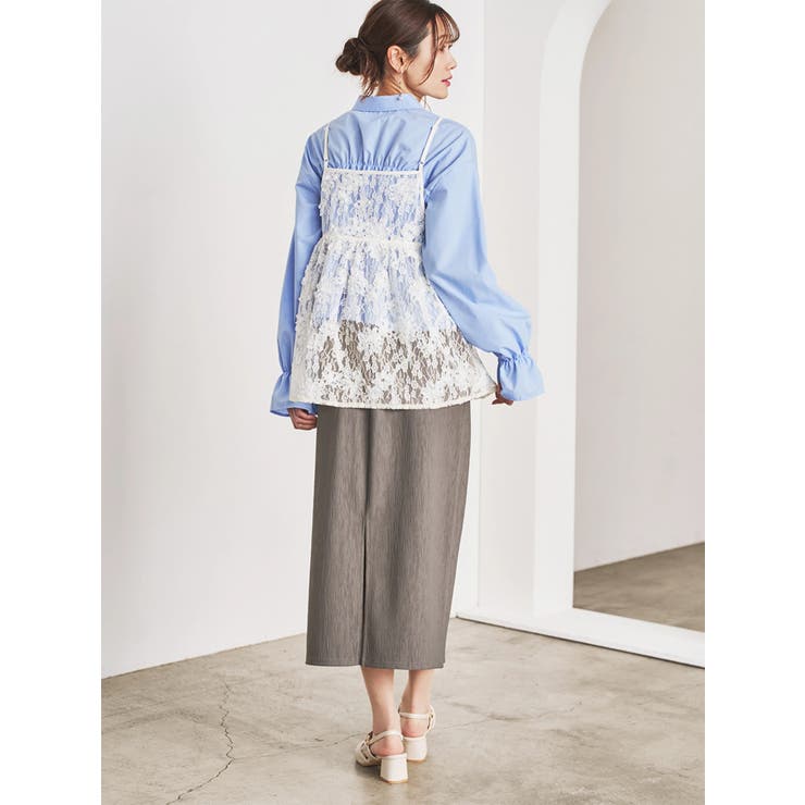 レースオーガンジーキャミソールビスチェ | LUDIC PARK | 詳細画像9 