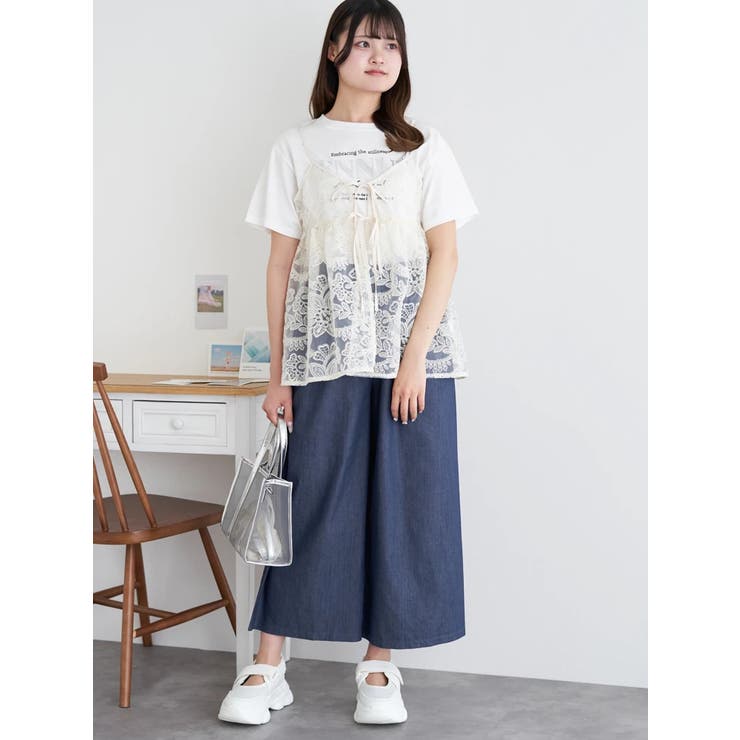 レースオーガンジーキャミソールビスチェ | LUDIC PARK | 詳細画像14 