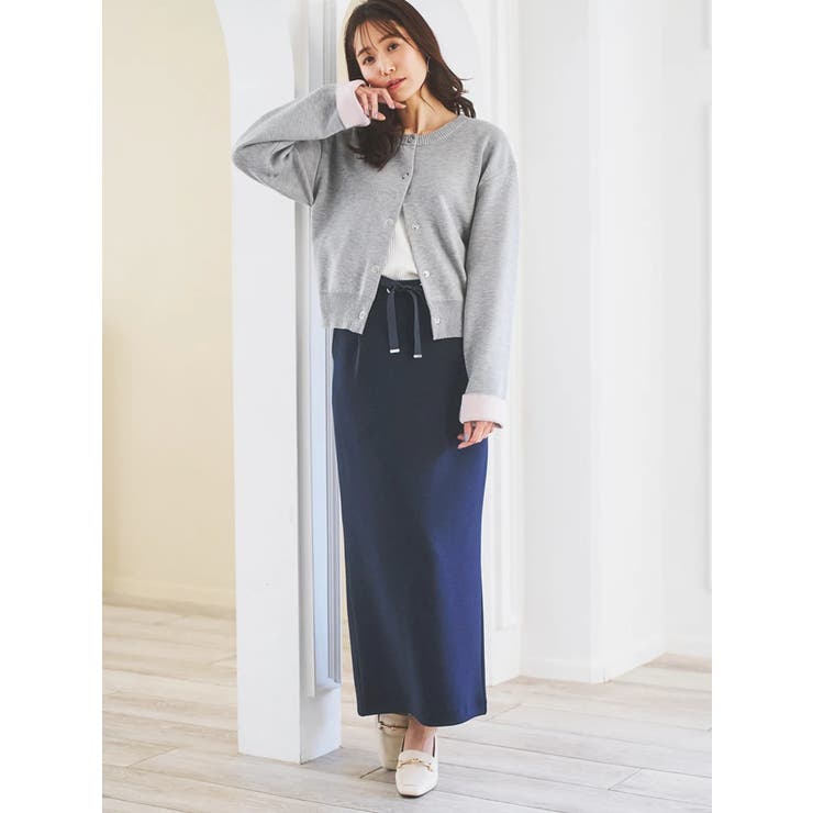 ハトメボタン配色クルーネックカーディガン | LUDIC PARK | 詳細画像18 