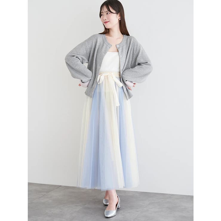 ハトメボタン配色クルーネックカーディガン | LUDIC PARK | 詳細画像25 