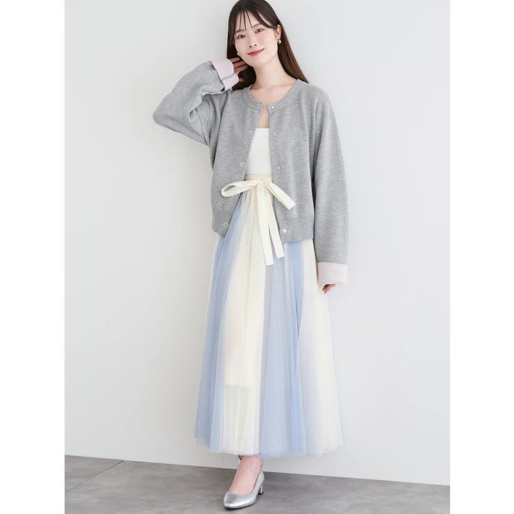 ハトメボタン配色クルーネックカーディガン | LUDIC PARK | 詳細画像26 