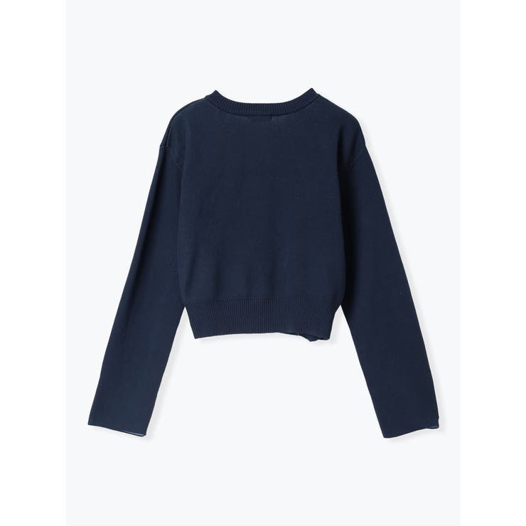 ハトメボタン配色クルーネックカーディガン | LUDIC PARK | 詳細画像32 